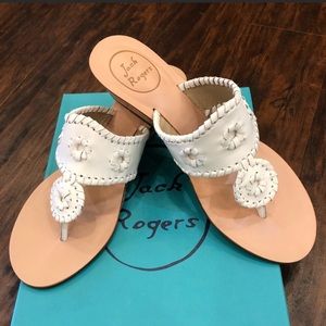 New Jack Roger White Mid Wedges